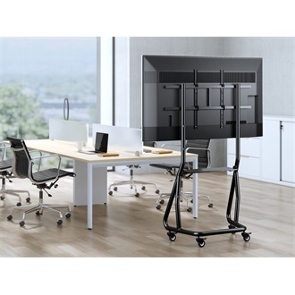 Equip 60"-105" TV gurulós tartó állvány fekete