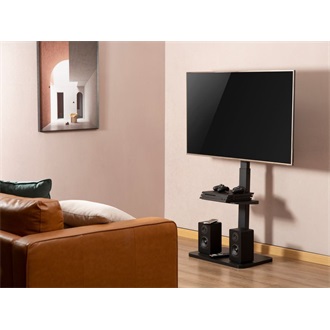Equip TV állvány - 650613 (37"-75" álló, forgatható, állítható magasság, Max.:40kg, fekete)