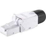 Equip Tool-free RJ45 CAT6A UTP csatlakozó dugó fehér 5db