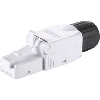 Equip Tool-free RJ45 CAT6A UTP csatlakozó dugó fehér 5db