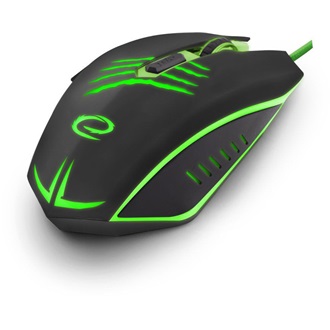 Esperanza MX209 Claw USB optikai gaming egér fekete