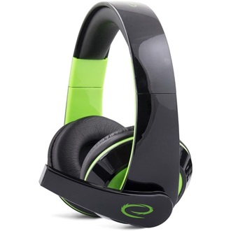 Esperanza Condor 2.0 gaming headset fekete-zöld