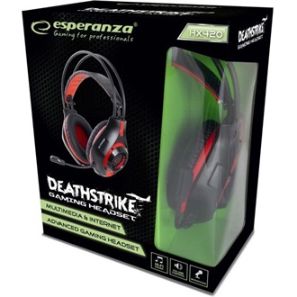 Esperanza DEATHSRTIKE gaming fejhallgató headset