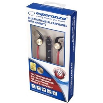 Esperanza EH186 fülhallgató headset réz
