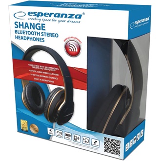 Esperanza EH220 Shange fejhallgató headset fekete-arany