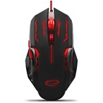 Esperanza MX403 APACHE 6D USB optikai gamer egér, piros