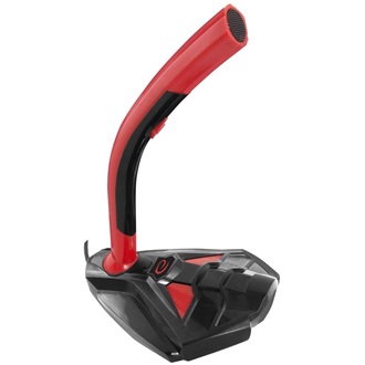 Esperanza PREDATOR Gaming mikrofon piros