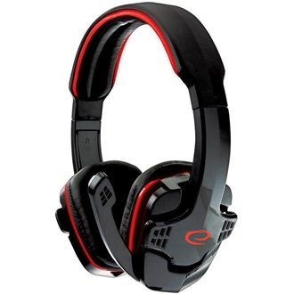 Esperanza Raven gaming headset fekete-piros