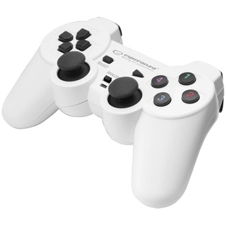 Esperanza Warrior USB-A gamepad fehér-fekete