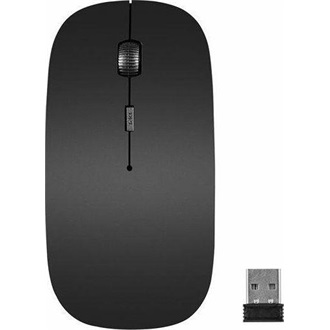 Everest Vezeték nélküli Egér - SM-781 (800 DPI, 4gomb, optikai, fekete)