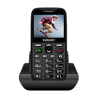Evolveo EP-601 EasyPhone XR EVOLVEO EP-601 EasyPhone XR mobiltelefon FEKETE