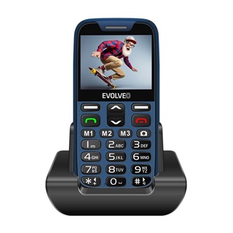 Evolveo EP-601 EasyPhone XR EVOLVEO EP-601 EasyPhone XR mobiltelefon SÖTÉTKÉK