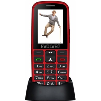 Evolveo EasyPhone EP-550 mobiltelefon piros