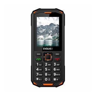 Evolveo StrongPhone X5 Dual SIM ütésálló mobiltelefon fekete-narancssárga