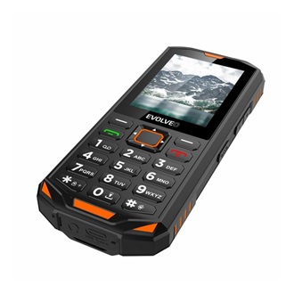 Evolveo StrongPhone X5 Dual SIM ütésálló mobiltelefon fekete-narancssárga