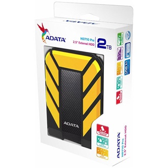 ADATA HD710 Pro 2TB USB3.0 külső HDD sárga