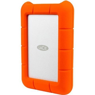 LaCie Rugged Mini 4TB USB3.0 2,5" ütésálló külső HDD ezüst-narancssárga