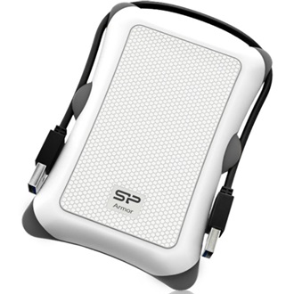 Silicon Power Armor A30 1TB USB-A 3.2 Gen1 2,5" ütésálló külső HDD fehér
