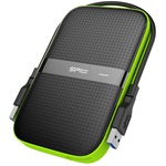 Silicon Power Armor A60 4TB USB3.0 2,5" vízálló külső HDD fekete-zöld