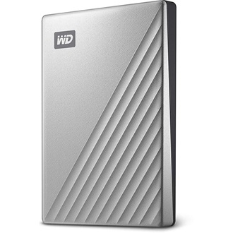 Western Digital My Passport Ultra 4TB USB3.2 Gen1 C 2,5" külső HDD ezüst-fekete