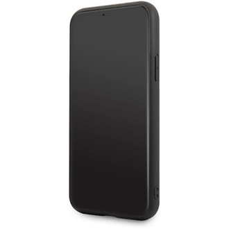 FERRARI Off Track iPhone 11 Pro fekete szemcsés bőrtok