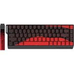FGG FIRE68 Ultra USB angol gaming Gateron magnetic mechanikus billentyűzet fekete-piros