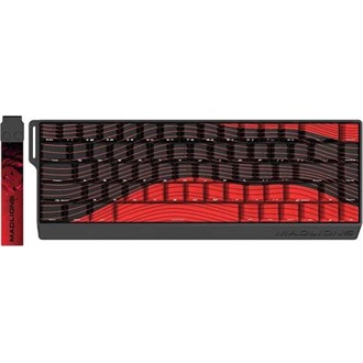 FGG FIRE68 Ultra USB angol gaming Gateron magnetic mechanikus billentyűzet fekete-piros
