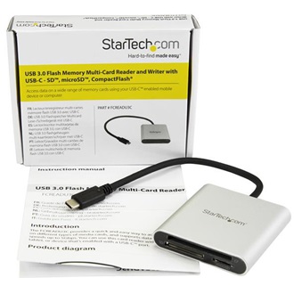 StarTech FLASH CARD READER - USB-C USB CARD READERS