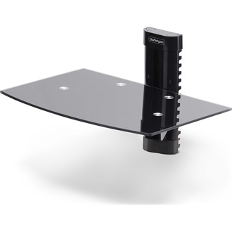 FLOATING WALL-MOUNTED SHELF FOR UNDER TV AV EQUIPMENT