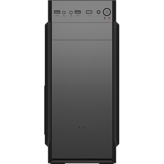 FSP CMT160 táp nélküli Mid Tower számítógépház fekete