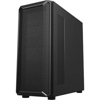 FSP CMT591A táp nélküli ablakos Mid Tower számítógépház fekete