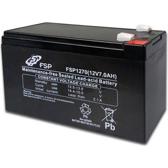 FSP 1270 7000mAh ólom-sav (VRLA) akkumulátor fekete