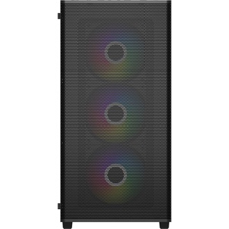 FSP M220 ARGB táp nélküli ablakos Mid Tower számítógépház fekete