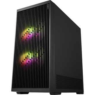 FSP M330 ARGB táp nélküli ablakos Mid Tower számítógépház fekete