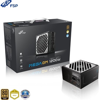 FSP MEGA 1200 GM ATX desktop tápegység 1200W 80+ Gold BOX