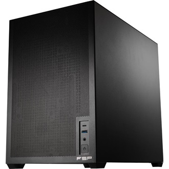 FSP S210 táp nélküli MT Mini Tower számítógépház fekete