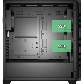 FSP U530 Silent táp nélküli Full Tower számítógépház fekete