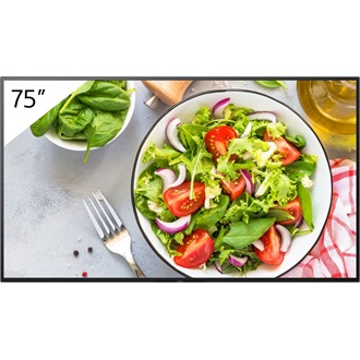 Sony Bravia FW-75BZ35L Professional 24/7 75" IPS LED smart LFD monitor fekete