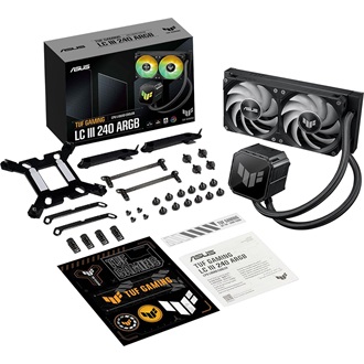 Asus TUF GAMING LC III 240 processzor vízhűtő fekete