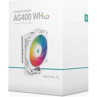 DeepCool AG400 ARGB V2 processzor hűtő fehér