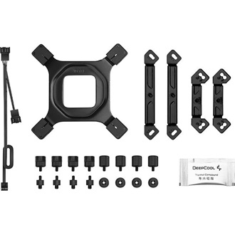 DeepCool AG620 BK ARGB processzor hűtő fekete