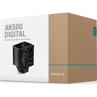 DeepCool AK500 DIGITAL processzor hűtő fekete