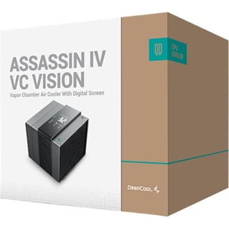 DeepCool ASSASSIN IV VC VISION processzor hűtő fekete