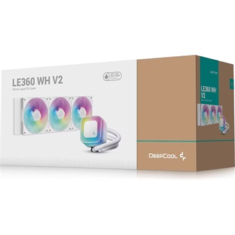 DeepCool LE360 V2 processzor vízhűtő fehér
