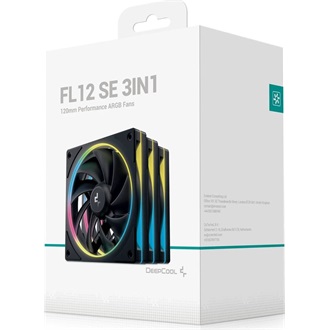 DeepCool FL12 SE 3IN1 rendszerhűtő ventilátor fekete
