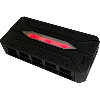 Fan LC Power LC-CF-120-ARGB-KIT-R-B - fekete