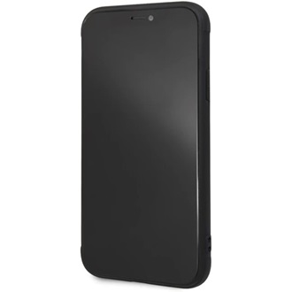 Ferrari SF Racing Shield Iphone XR nyomott karbon hatású fekete tok