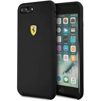 Ferrari iPhone 8 Plus SF szilikon fekete tok