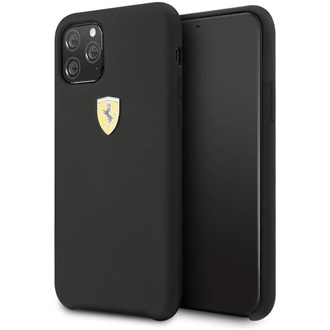 Ferrari iPhone XS MAX SF szilikon fekete tok