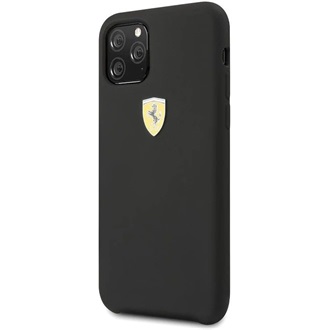 Ferrari iPhone XS MAX SF szilikon fekete tok